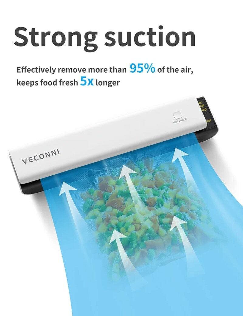 ya 14 Upgraded Automatic Small Household Portable Hand Vacuum Food Bag Sealer