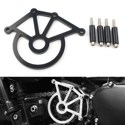 ya 5 8.7 For 2007-14 Thruxton 900 Sc for Ram bler 2006-14 Black Sprocket Cover Chain Protection