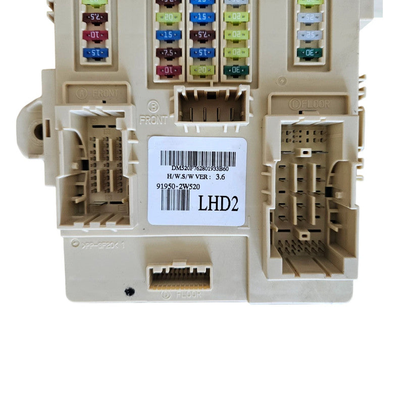 ya 5 8.7 for Hyundai Santa Fe Cabin Junction Fuse Box Module 91950-2W520 2013