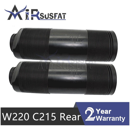 ya 1 8.5.1 Pair for Mercedes W220 C215 Rear Dust Cover ABC Hydraulic Shock Rubber Boot