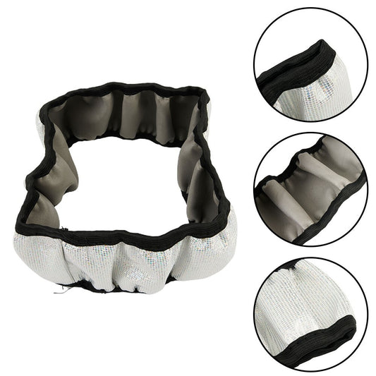 ya 8 5.27 Car Glitter Bling Steering Wheel Cover Anti-slip Protector Fits 14.56-14.96 inch