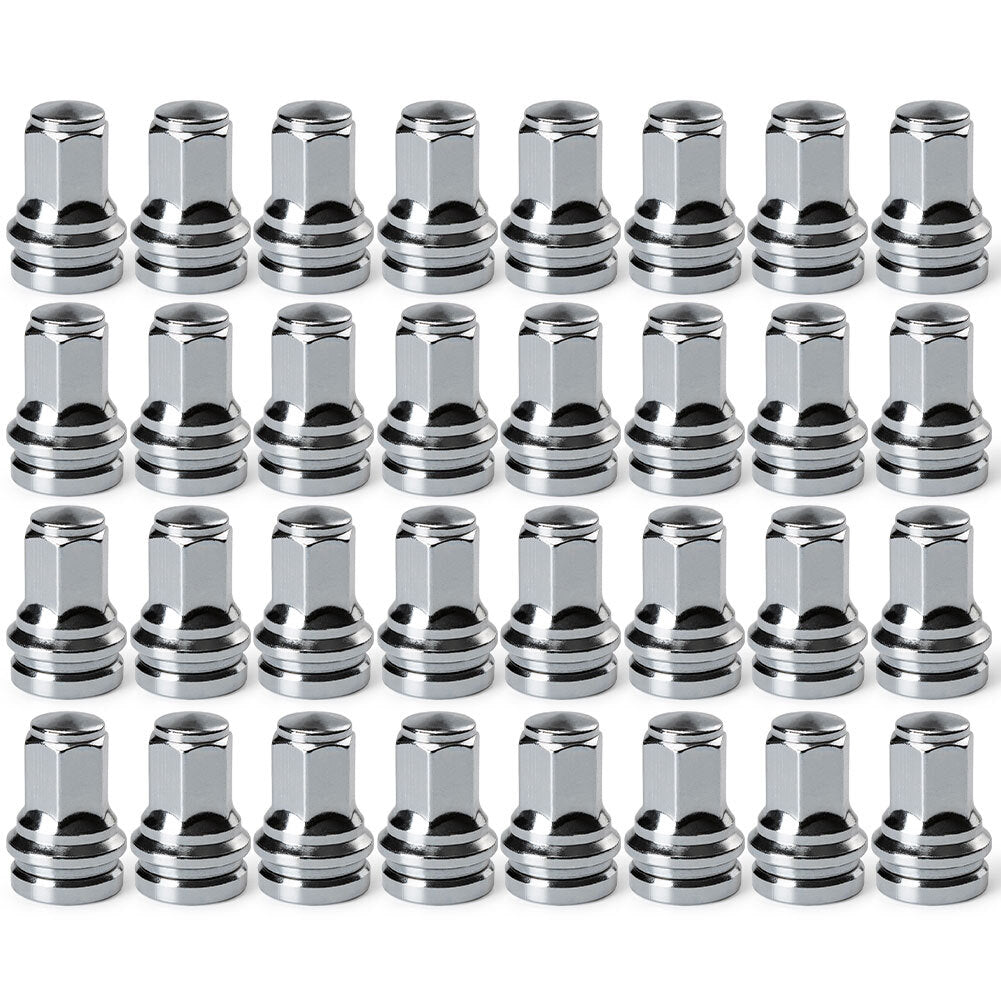 ya 8 5.27.2 32 Piece Set Wheel Lug Nuts 2017 - 22 Fits for Ford F250 F350 F450 Super Duty HCPZ-1012-B