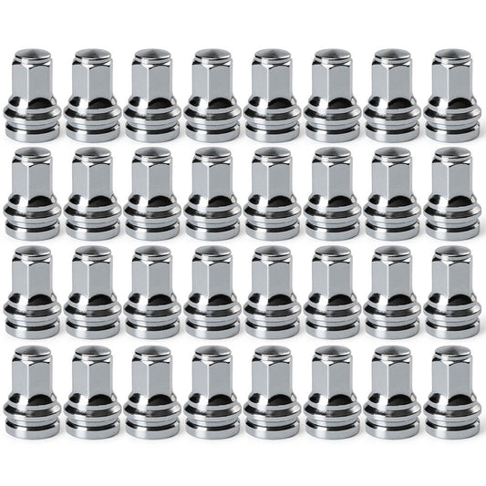 ya 8 5.27.2 32 Piece Set Wheel Lug Nuts 2017 - 22 Fits for Ford F250 F350 F450 Super Duty HCPZ-1012-B