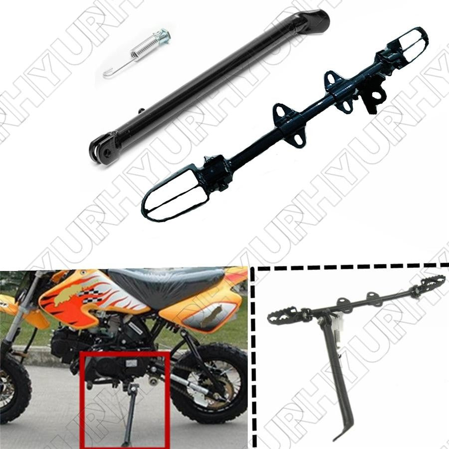 ya 11 6.8 19 Motorcycle Mount Kickstand Side Foot Peg For 110cc 125cc 140cc Pit Dirt Bike