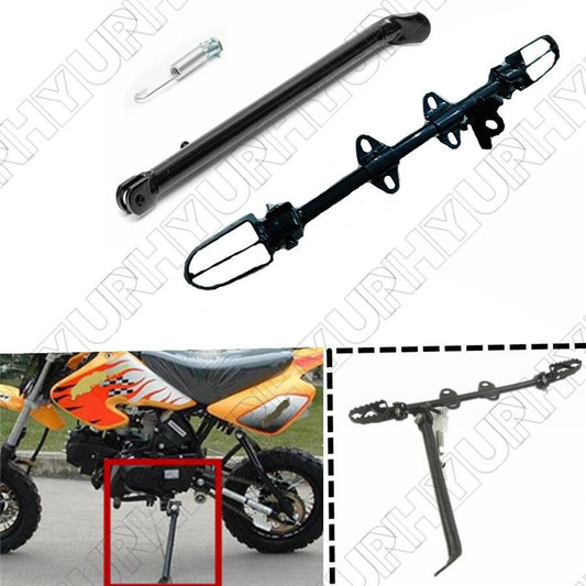 ya 11 6.8 19 Motorcycle Mount Kickstand Side Foot Peg For 110cc 125cc 140cc Pit Dirt Bike