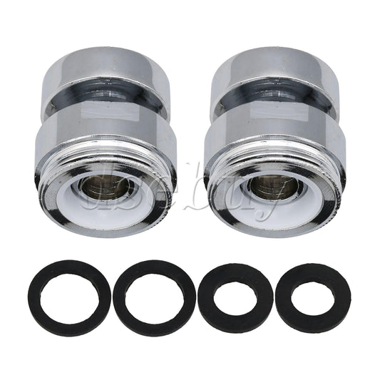 ya 14 2Pieces Brass Faucet Adapter Kit Kitchen Aerator Swivel Connectors 20 to 22mm