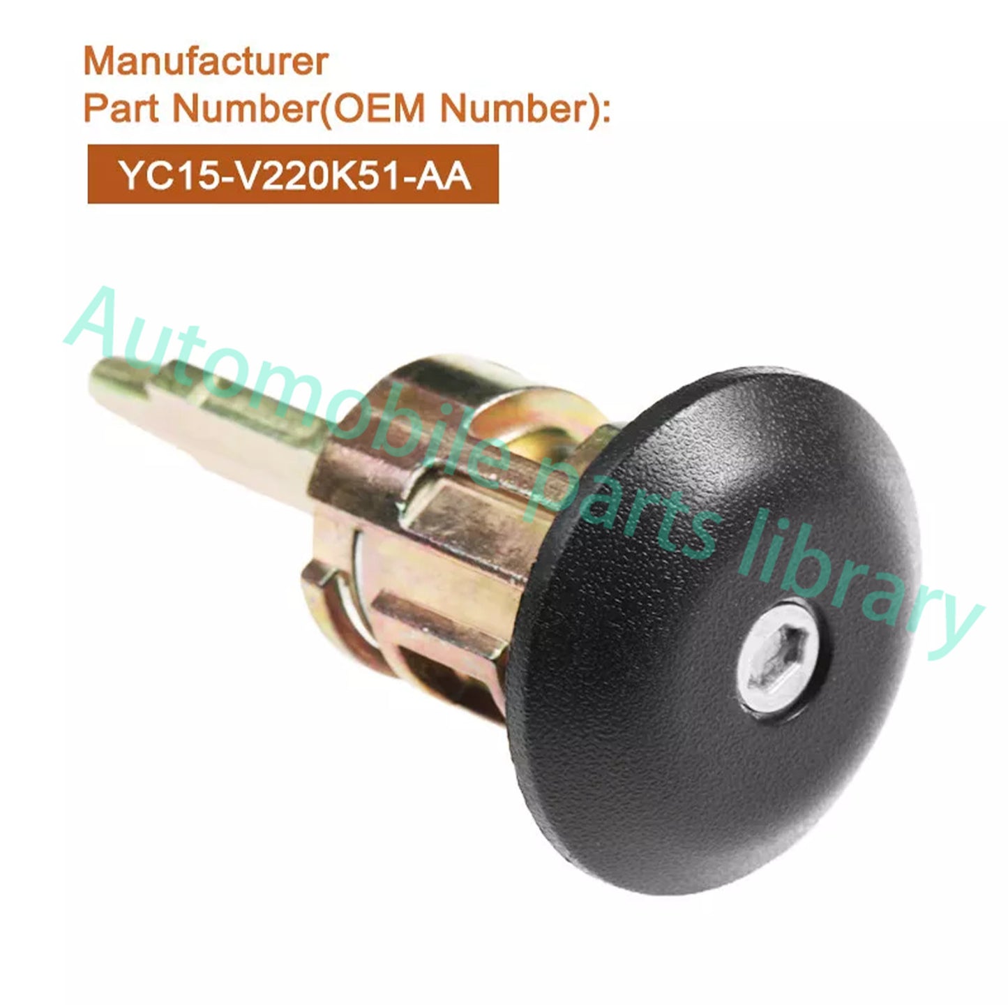 ya 5 8.7 for Ford Transit MK6 MK7 front door lock cylinder right driver's side latch 2-key