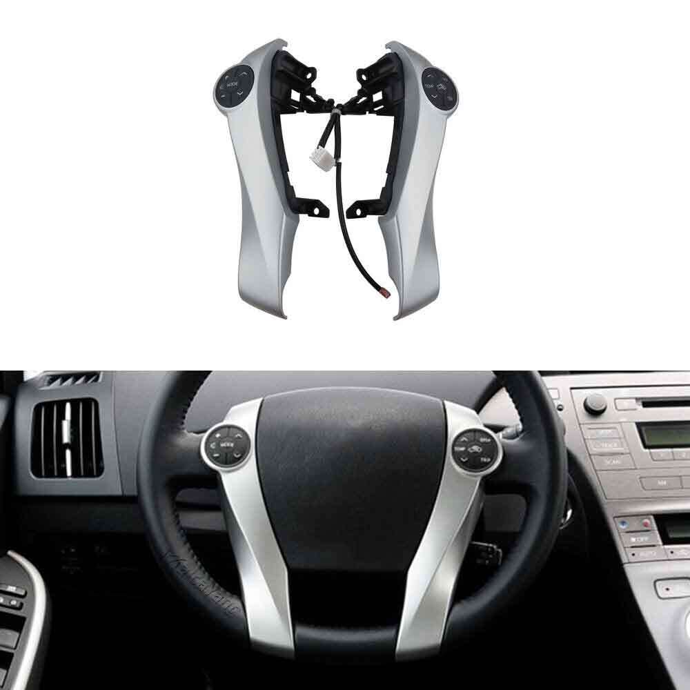 ya 1 8.5.2 Silver Steering Wheel Cruise Control Switch Button Fits For AQUA PRIUS C