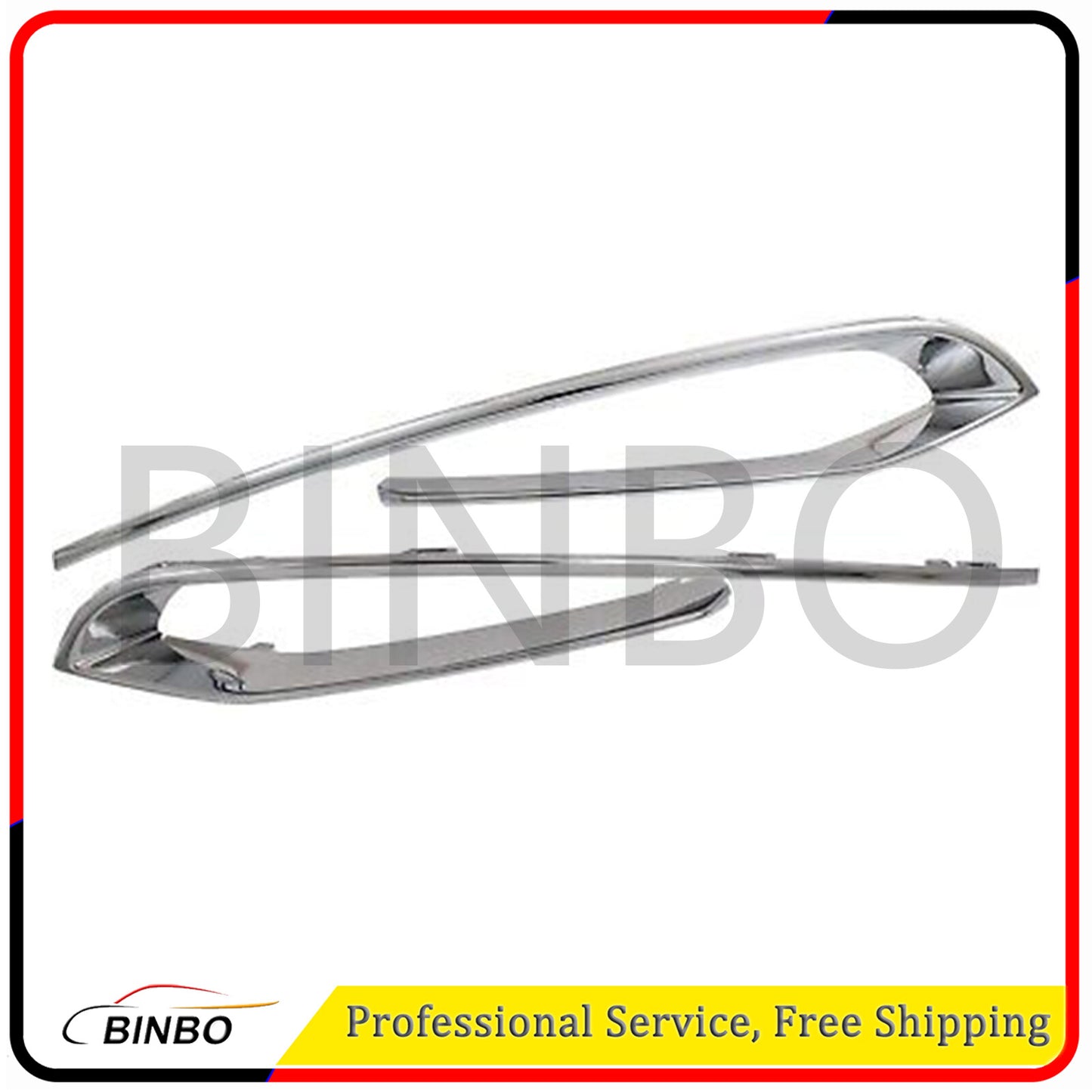 ya 27 6.18.2 Set of 2 Grille Trims Grill Driver & Passenger Side Chrome for 528 535 550