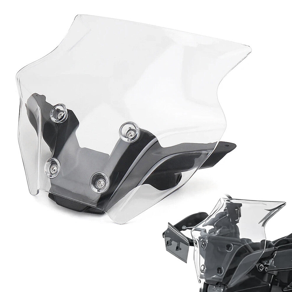ya 4 6.21 Clear Wind Deflector Windshield Bracket Windscreen for Yamaha MT-09 MT09 2024