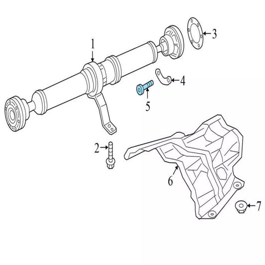 ya 6 6.13 N10719001 Drive Shaft Assembly Bolt for Audi for VW