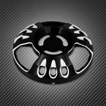 ya 5 8.7 CNC Cut Front Horn Cover Speaker Cap Fit for Harley Sportster XL 883 1996-2022