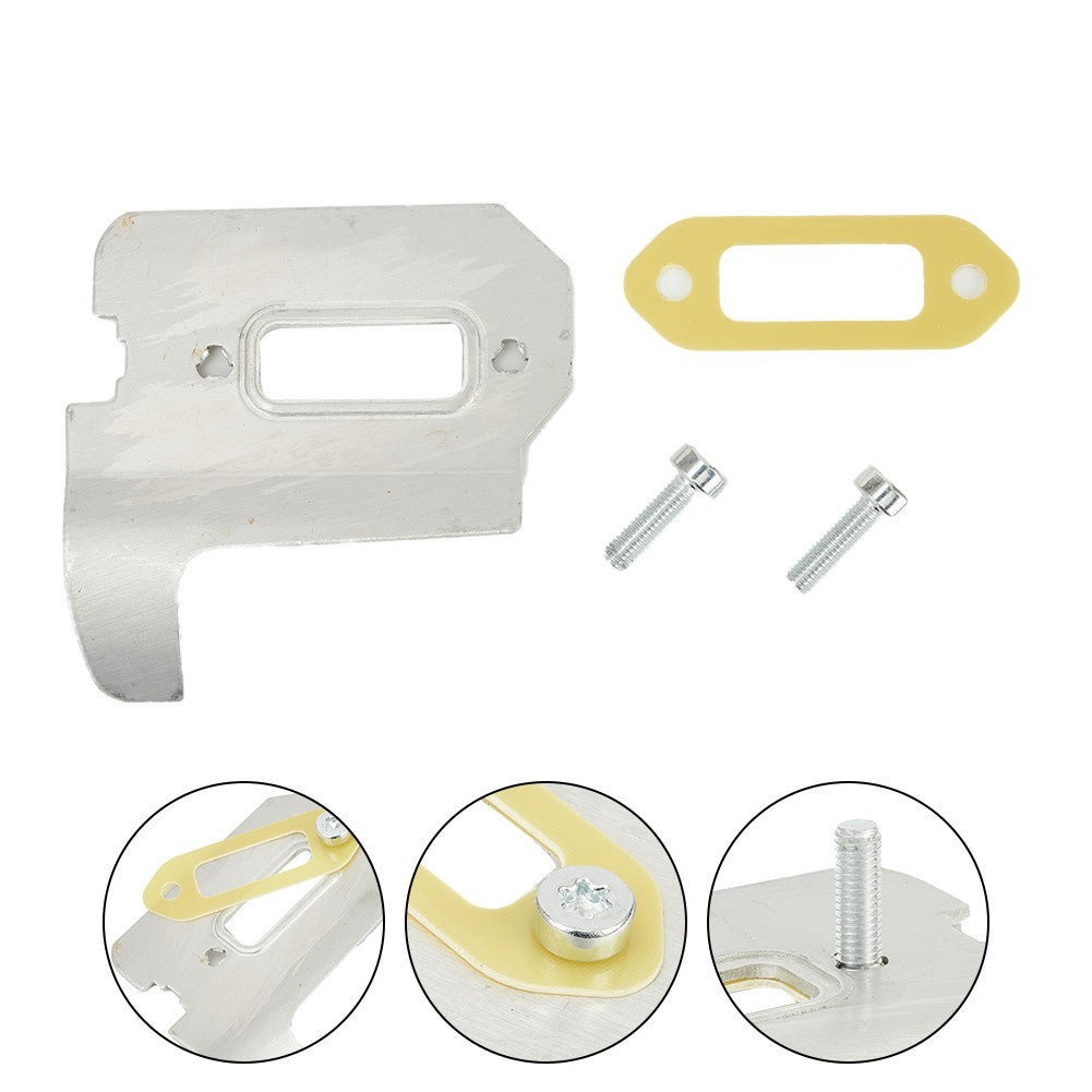 ya 14 Cooling plate TS500i Saws 1*Muffler gasket Accessories Practical Reliable