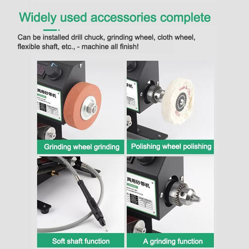 ya 17 795 Household ature Water Abrasive Belt Machine Stepless Speed 1 Set