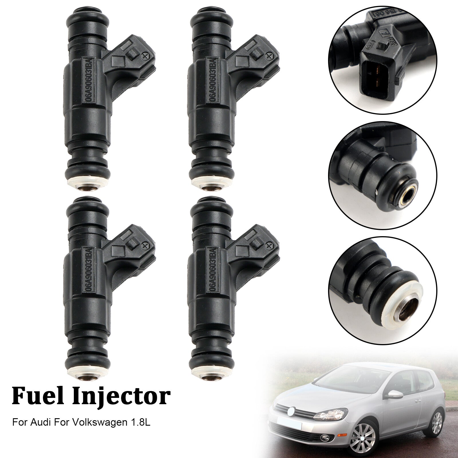 ya 1 8.5.3 4PCS Fuel Injector 0280156061 for Audi for VW 1.8L 852-12184