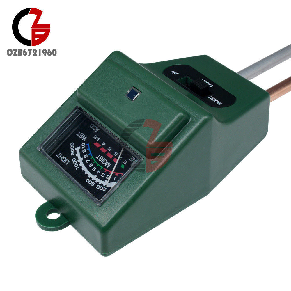ya 26 3 in 1 PH Tester Soil Water Moisture Light Test sensor Meter Garden Plant Flower