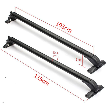 ya 5 8.7 45 Universal Roof Rack Overhead Side Rails Bars Luggage Carrier Aluminium Alloy