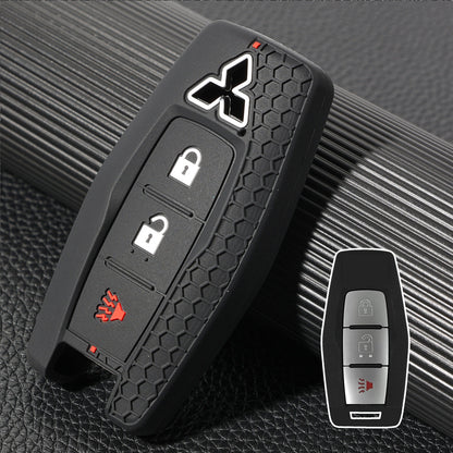 ya 5 8.7 Key Fob Ring Cover Case Holder 3 Button for Mitsubishi for Outlander 2022 2023 2024
