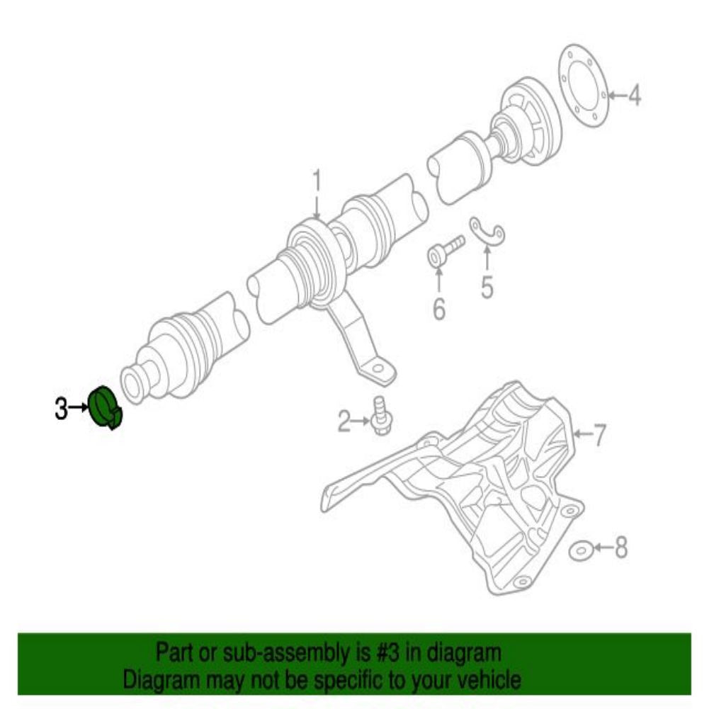 ya 3 6.25.3 N10672101 Ball Cage Dust Cover Clip for VW CV Joint Boot