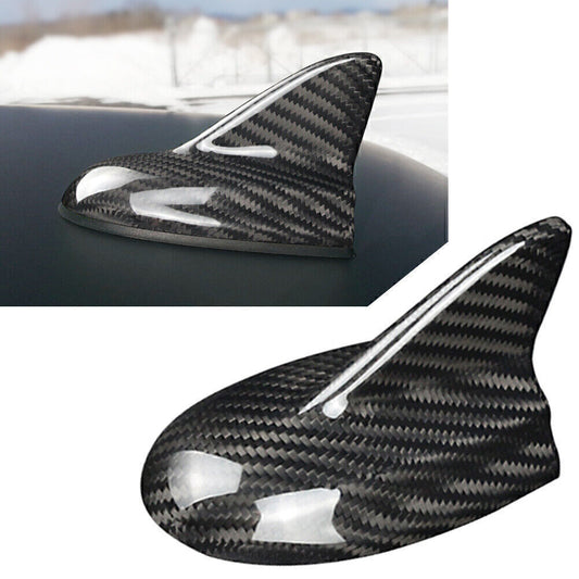 ya 3 6.25 Black Carbon Fiber Shark Fin Antenna Cover Fit for Dodge for Challenger 2015-2021