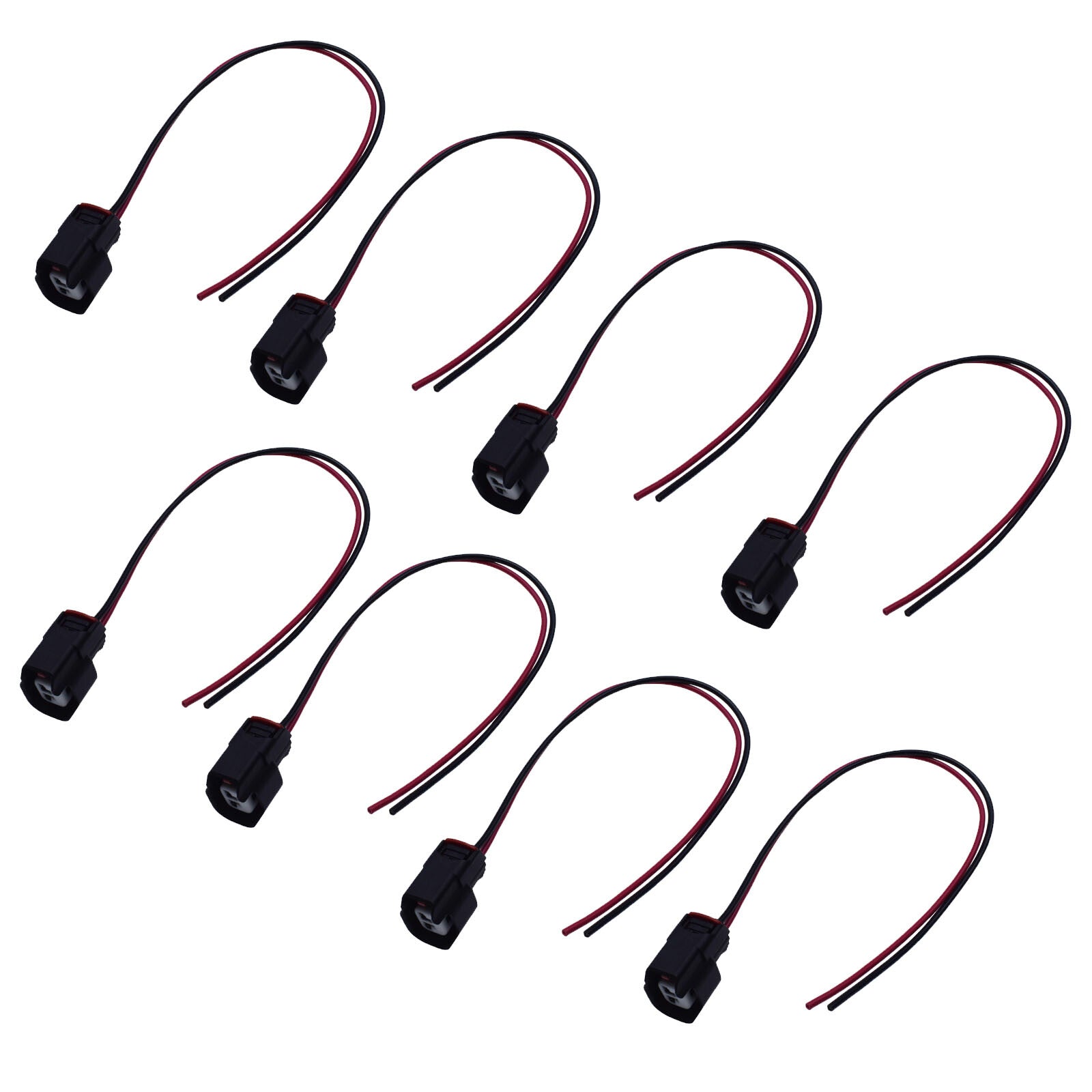 ya 10 5.29 8PCS Fuel Injector Wire Harness Plug for Chrysler 300 for Dodge for Challenger 5183448AA