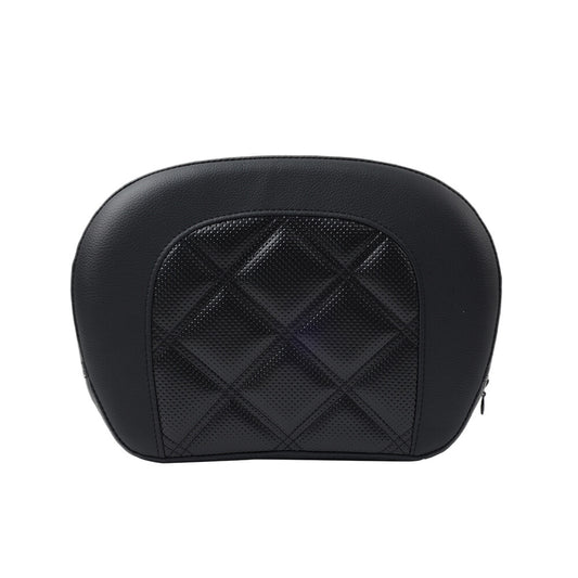 ya 3 6.25.3 Black Stitching Passenger Sissy Bar Backrest Pad Bracket for Harley Street Glide