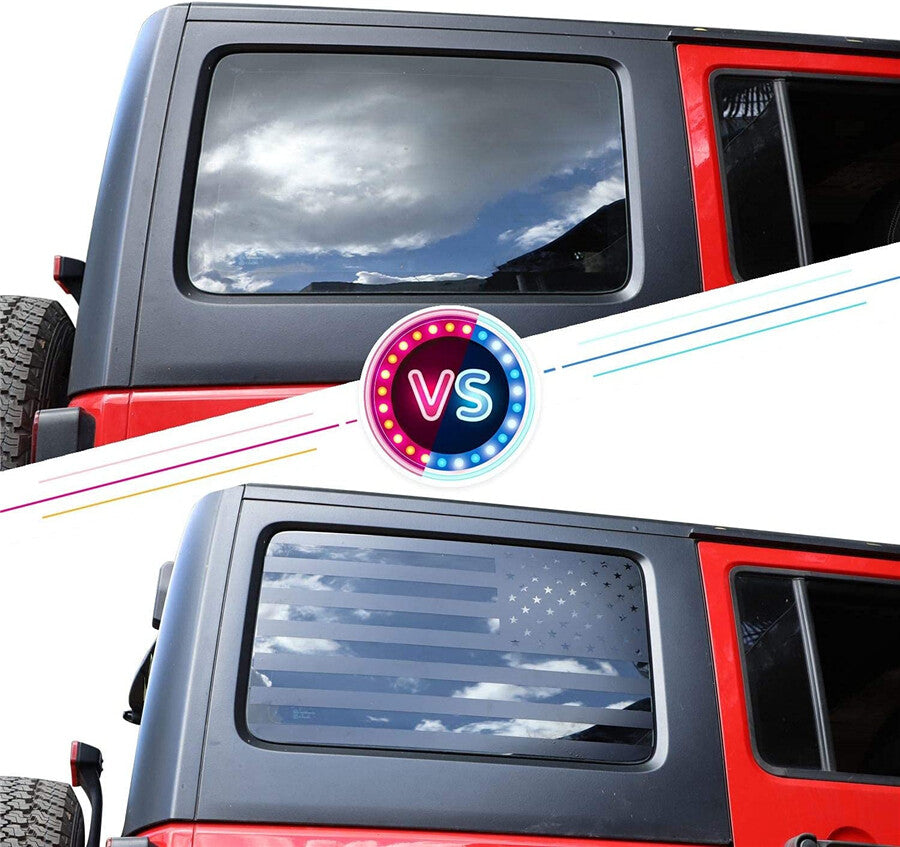 ya 5 8.7 American Flag Window Decal Sticker Fit for Jeep for Wrangler JK JKU 2007-20