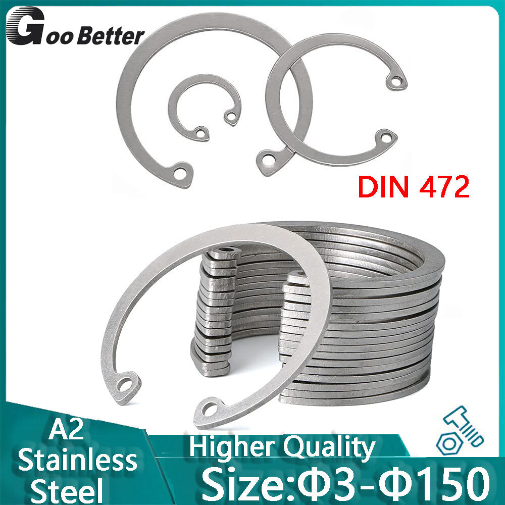 Internal Circlips Retaining Rings For Bores CirClip A2 Stainless ÆÓ8mm To ÆÓ150mm