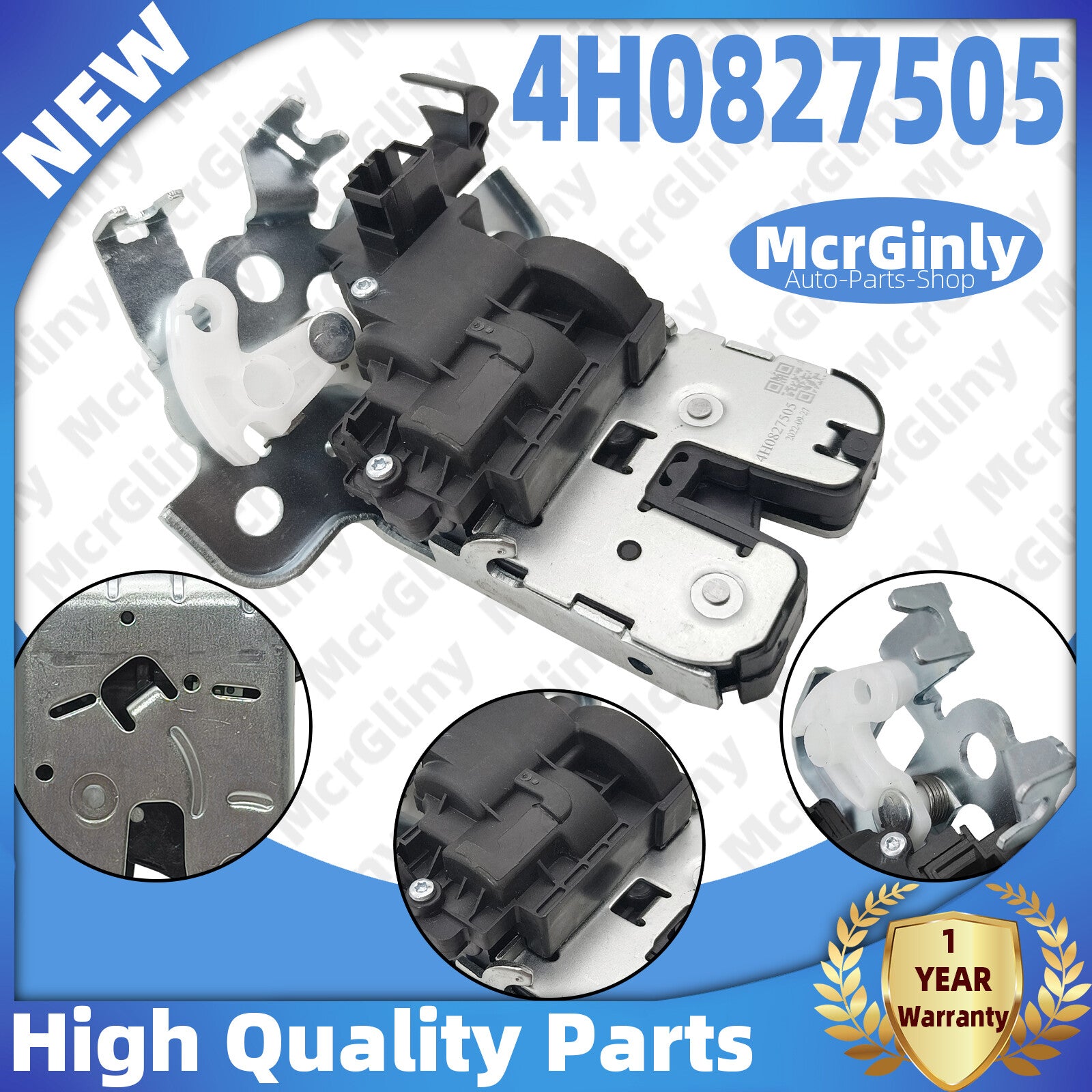 ya 6 6.12 Rear Trunk Lid Lock Latch for Audi A3 A6 for A8 TT Quattro RS3 S6 S8 4H0827505A