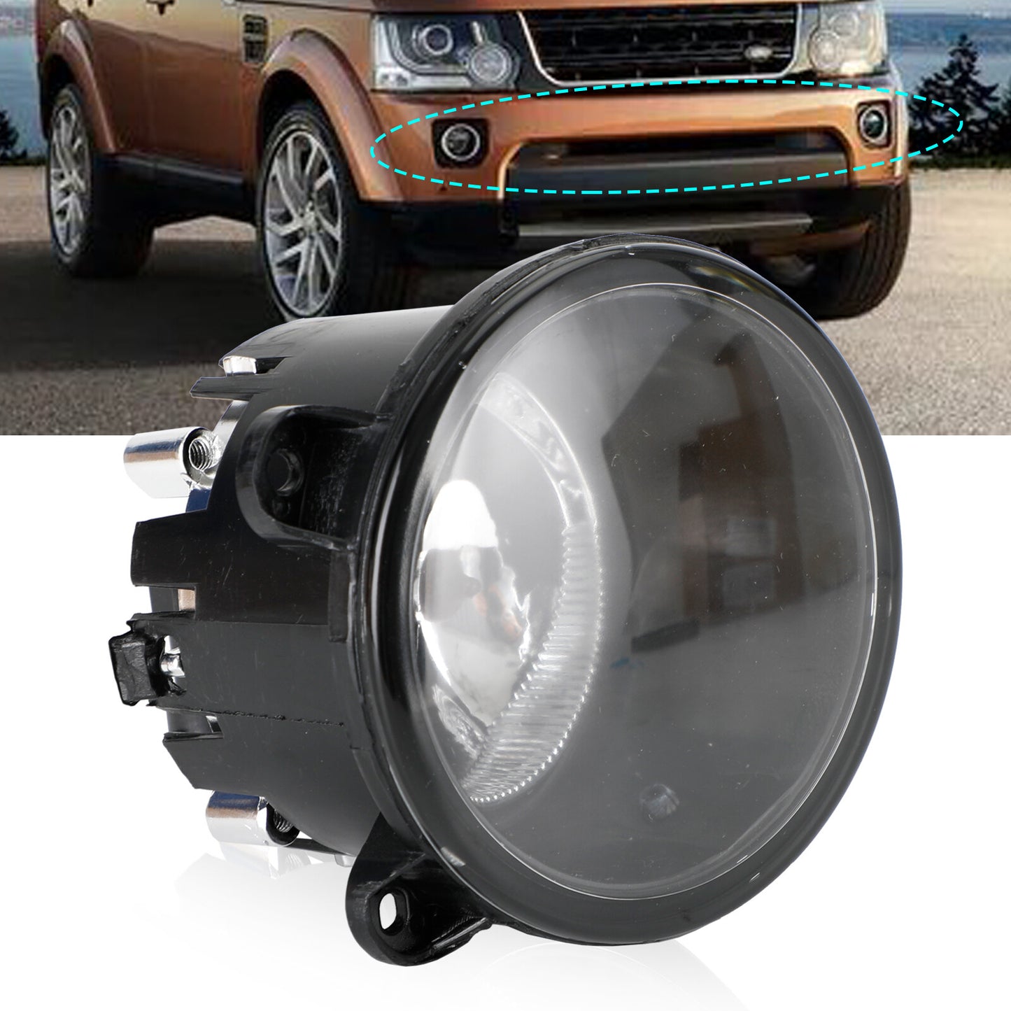 ya 1 8.5.2 Front Left Fog Light Lamp for Land Rover Discovery 03-04 for RANGE ROVER 06-09