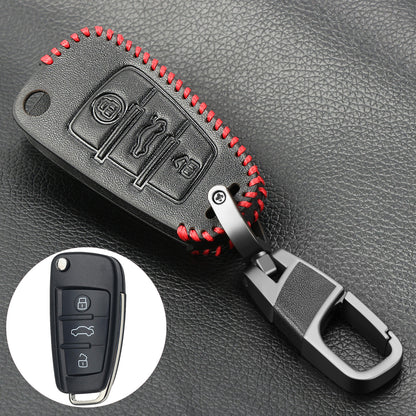 ya 5 8.7 Button Flip Remote for Smart Key Case Cover Holder for Audi Q7 TT Quattro S3 RS Q3