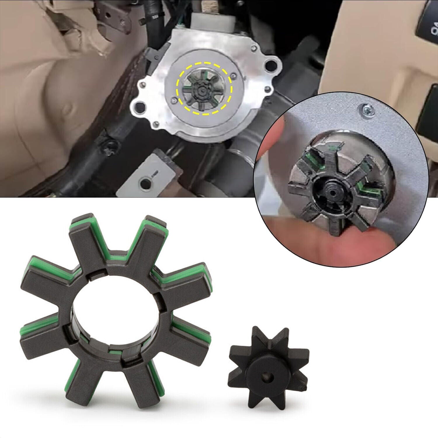 ya 5 8.7 5X 45254-28040 Steering Motor Elastic Coupling Gear for Toyota Camry for Lexus 1.8L