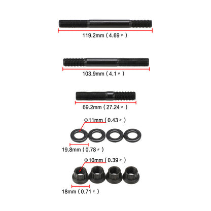 ya 5 8.7 Cylinder Head Stud Kit for Chevy Small Block SBC 265 267 283 302 305 PCE279.1001