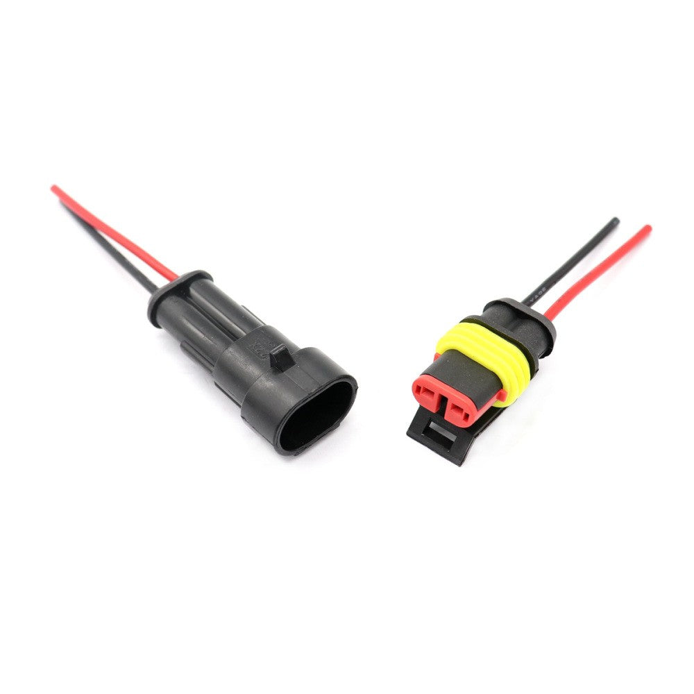 ya 2 6.29 10 Pairs 2-Pin IP67 Waterproof Electrical Wire Terminal Connectors Plugs with