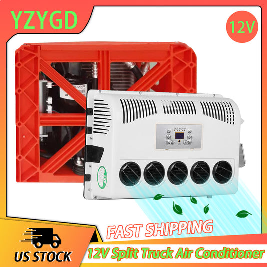 ya 1 7.7 12V 12000BTU Air Conditioner For Engineering Truck Bus RV Caravan Split Car A/C