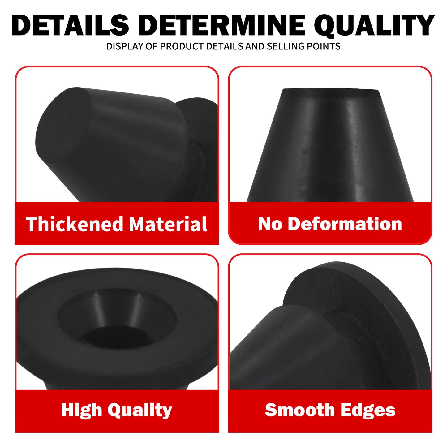 ya 5 8.7 6x Rubber Side Cover Grommets Gasket for Harley Touring Road Electra Glide 08-23
