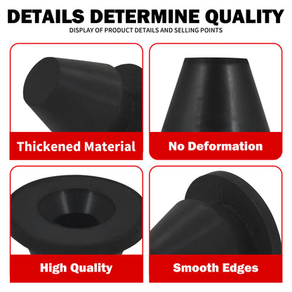 ya 5 8.7 6x Rubber Side Cover Grommets Gasket for Harley Touring Road Electra Glide 08-23
