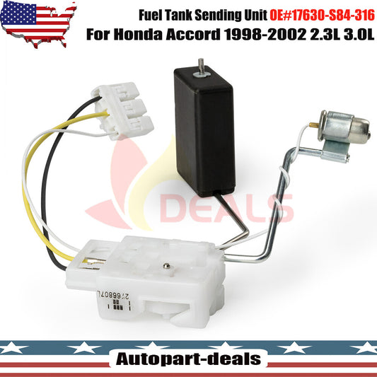 ya 27 7.2 Fuel Tank Sending Unit 17630-S84-316 for Honda Accord 1998-2002 2.3L 3.0L US