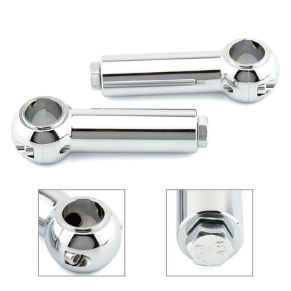 ya 5 8.7 4 Handlebar Clamp Riser Rise Bar for Harley-Davidson Cruisers Choppers