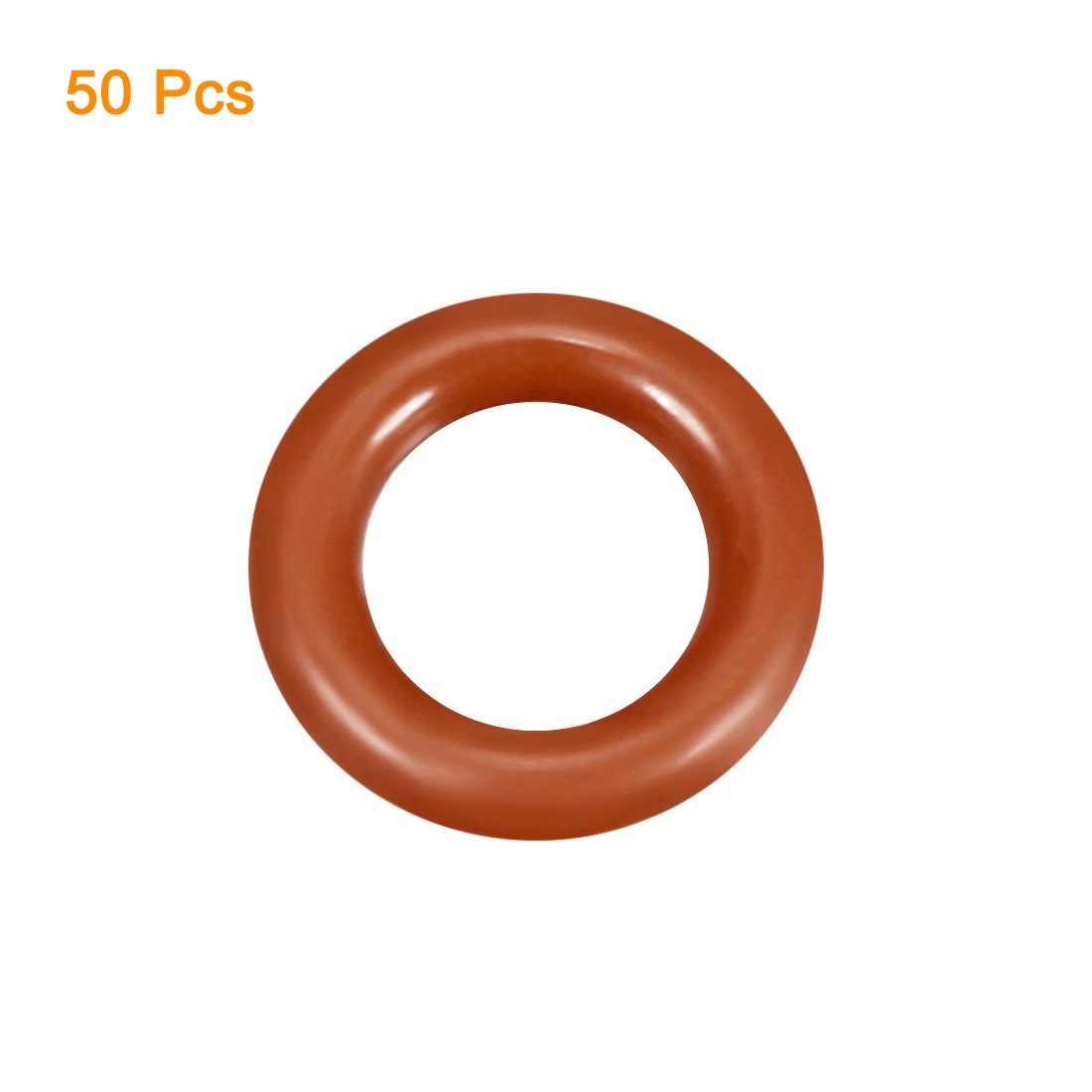 ya 5 8.7 Silicone O-Ring 10mmx6mmx2mm VMQ Seal Rings Sealing Gasket Red 50Pc