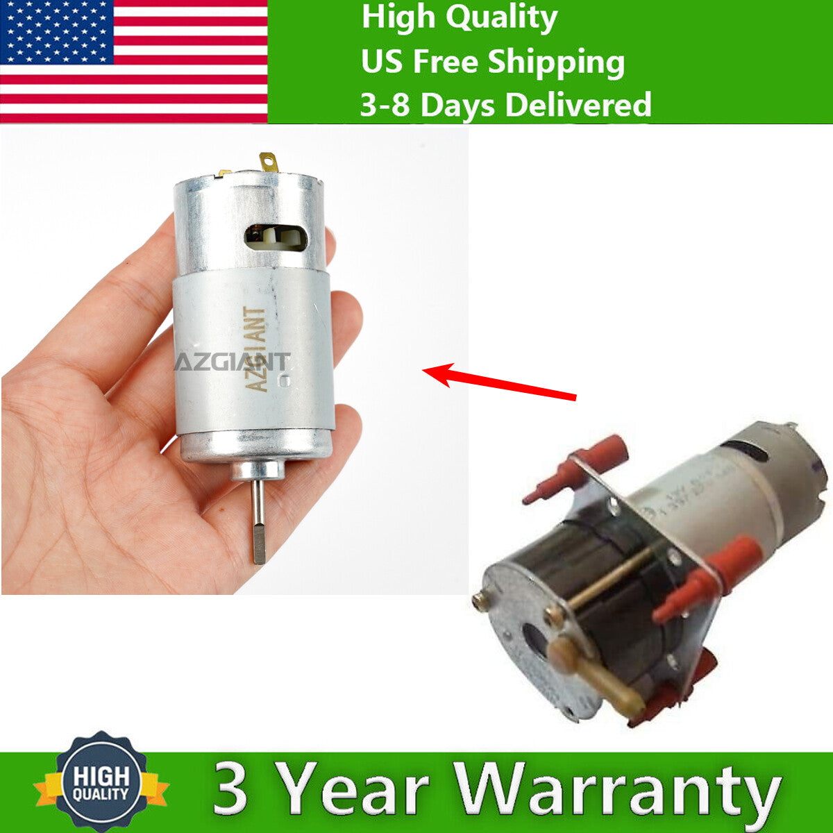 ya 11 6.5 CENTRAL LOCKING VACUUM PUMP MOTOR for Mercedes-benz E320 clk320 c280 clk430 c230