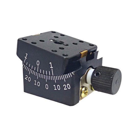Manual Goniometer Stage Dovetail Platform Precise Optical Sliding Table 25x25mm