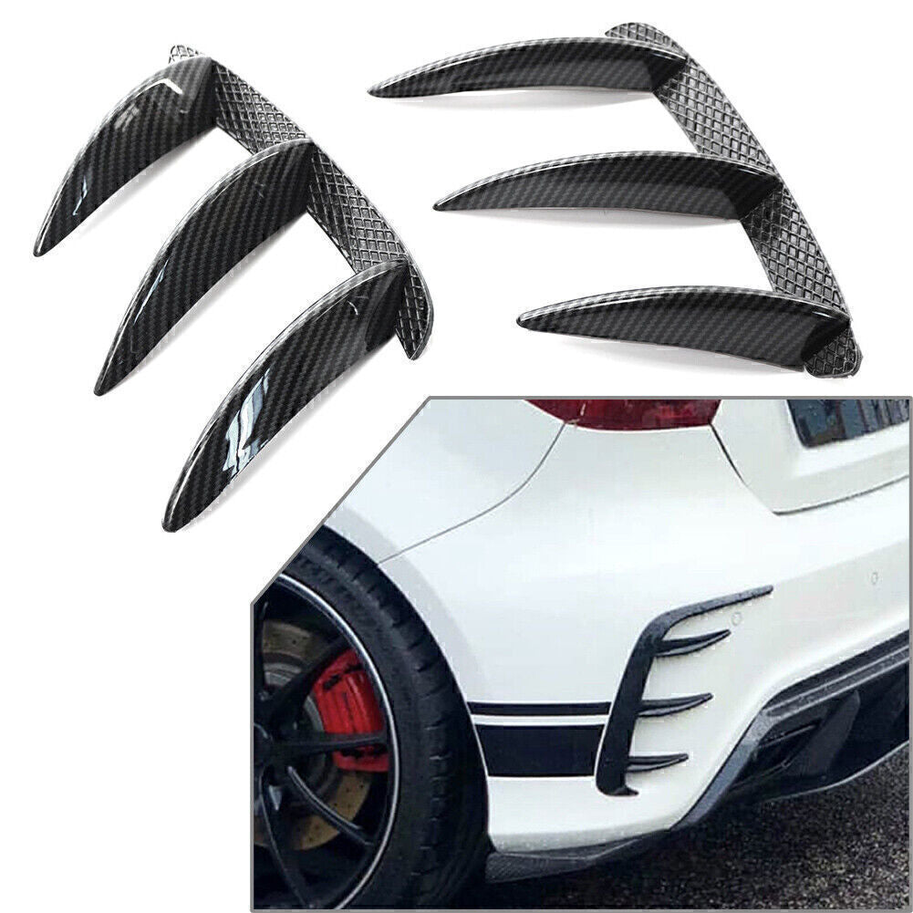 ya 3 6.25.3 Carbon fiber Rear Bumper Splitter Canard Air Vent Fit for for benz W176 A200 A250