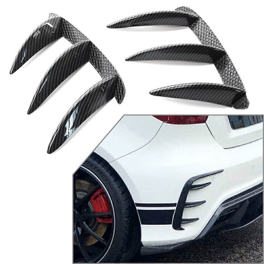ya 3 6.25.3 Carbon fiber Rear Bumper Splitter Canard Air Vent Fit for for benz W176 A200 A250
