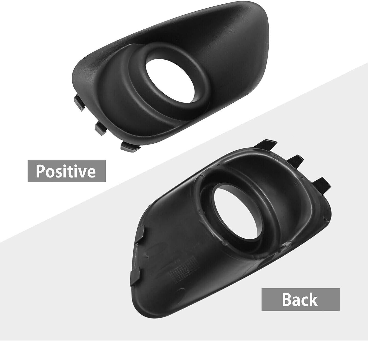 ya 1 8.12 baidi Pair of Fog Light Bezel Covers for 2011 - 2017 for Jeep Compass 68109870AA 68109871AA 