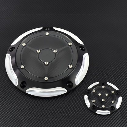 ya 5 8.7 5 Hole Timing Timer Derby Cover Fit for Harley Road King Softail Dyna FLHR FLTFB