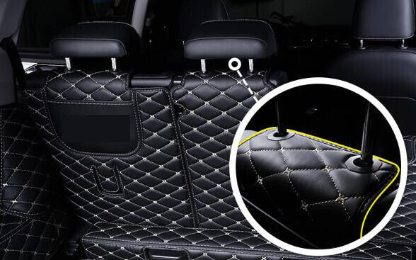 ya 5 8.7 Leather Boot Cargo Liner Tray Rear Trunk Floor Mat for Hyundai for Tucson 2016-2020