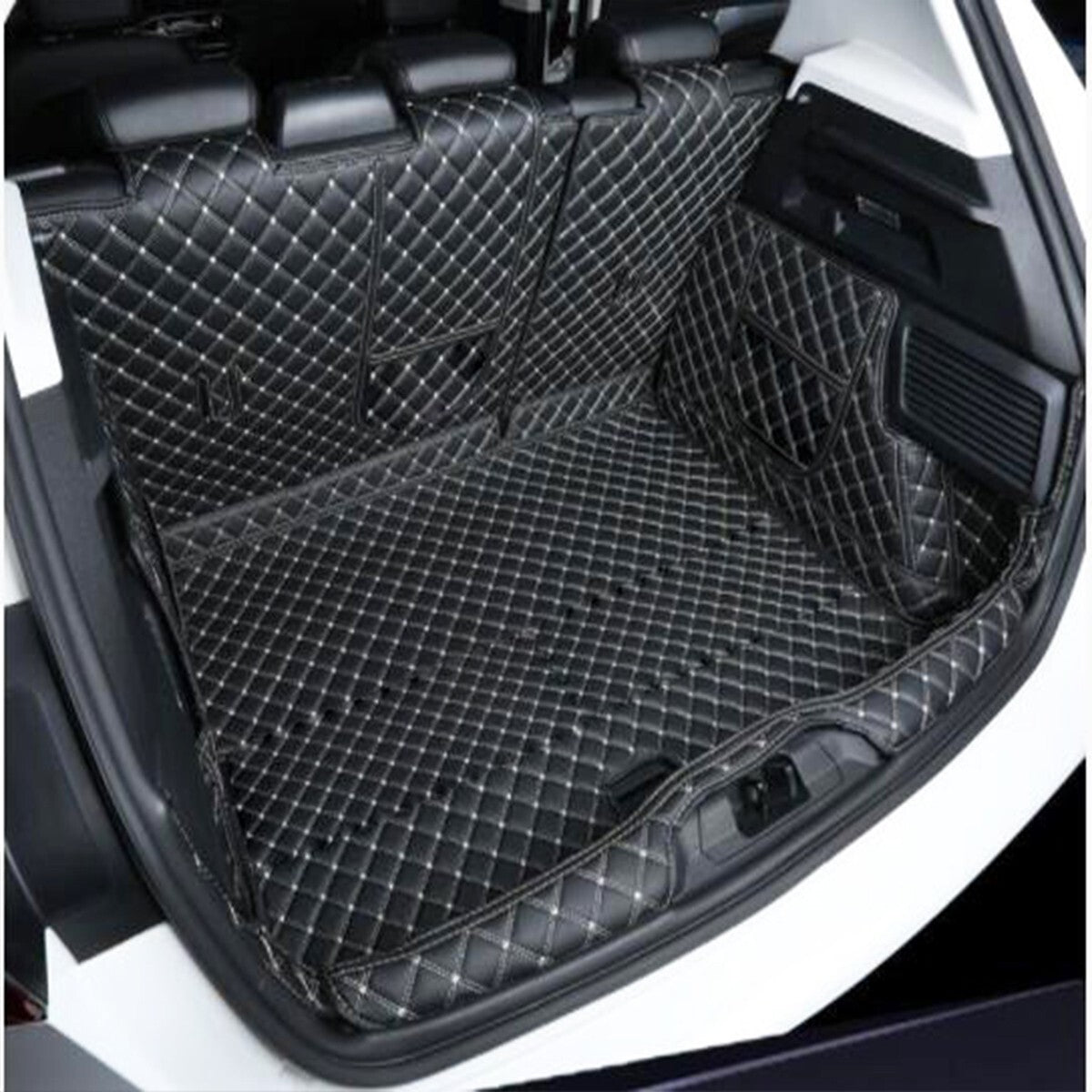 ya 7 6.10.3 Boot Cargo Liner Tray Rear Trunk Floor Mat compatible for Ford Focus 2019-2024