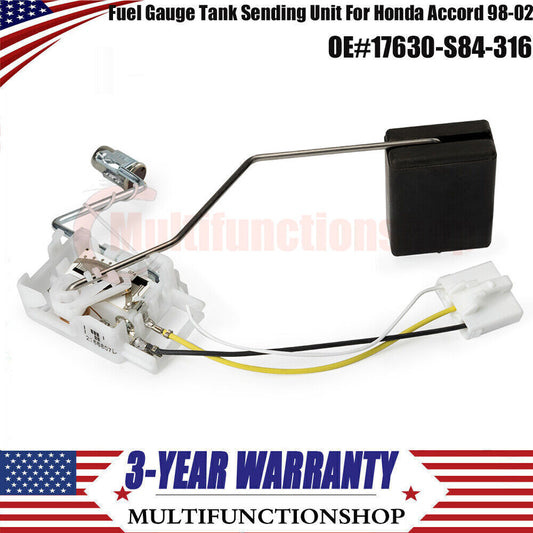 ya 27 7.2 17630-S84-316 Fuel Tank Float Meter Transmitter Unit Suitable for Honda Accord 1998 - 2002