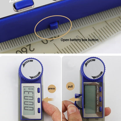 ya 14 Stainless Steel Angle Measurement Tool with Two Scale Auto Shutdown Locking Knob